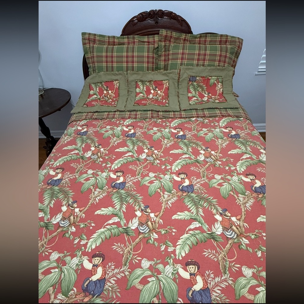 6 Piece Reversible Duvet Cover